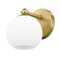 Z-Lite Neoma Wall Sconce, 1-Light, 5.25 In.W x 6.75 In.L x 6.75 In.H, Modern Gold/Opal Etched 1100-1S-MGLD - alternate 7